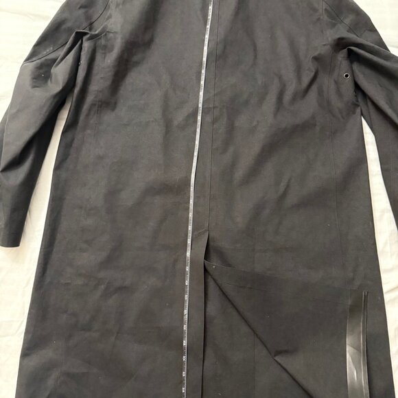 MACKINTOSHI black Oxford bonded cotton trench coat  size 40 $1195 + tax - Picture 16 of 16
